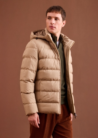 Bej erkek mont – Wemsey FW25/26 Kış Koleksiyonu