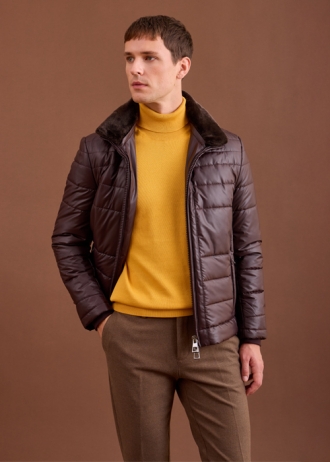 Mürdüm erkek mont – Wemsey FW25/26 Koleksiyonu